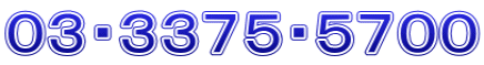 03・3375・5700